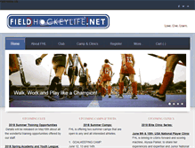 Tablet Screenshot of fieldhockeylife.net
